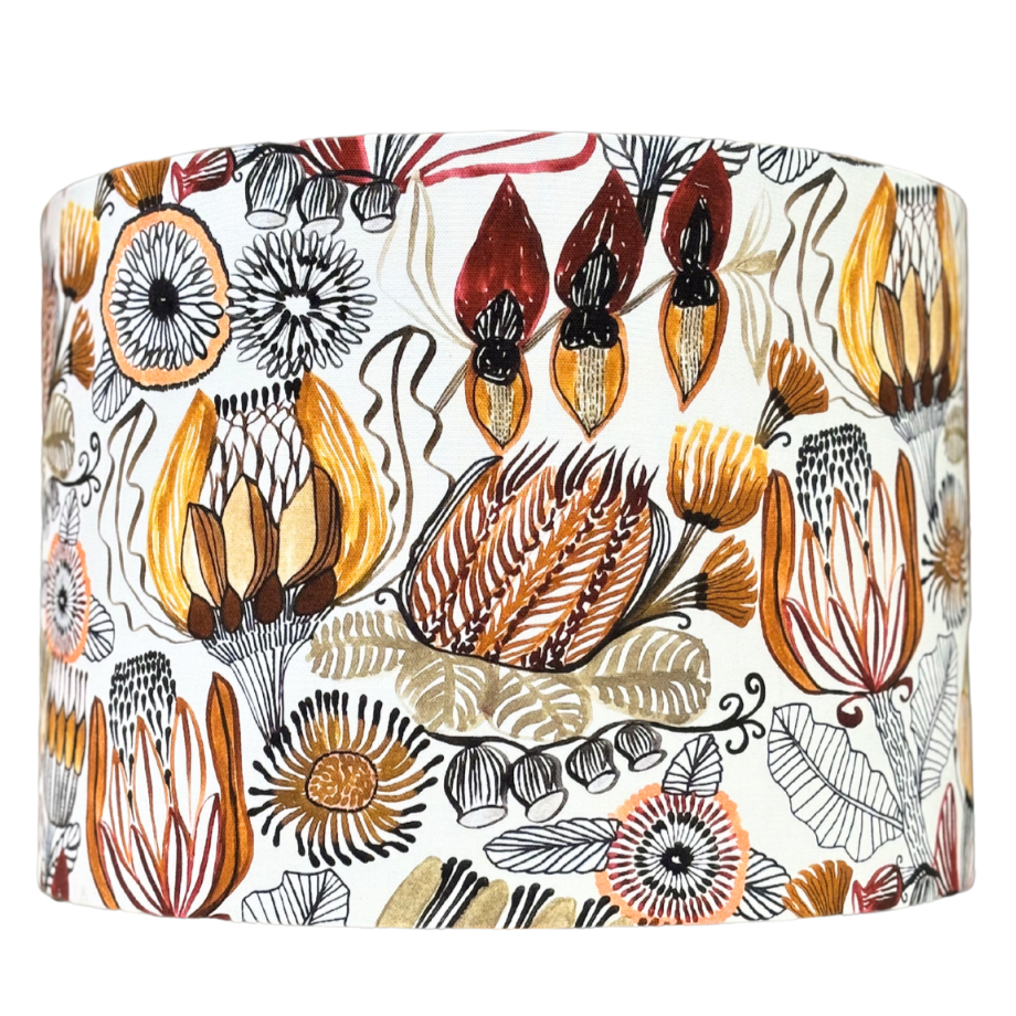Native garden lampshade