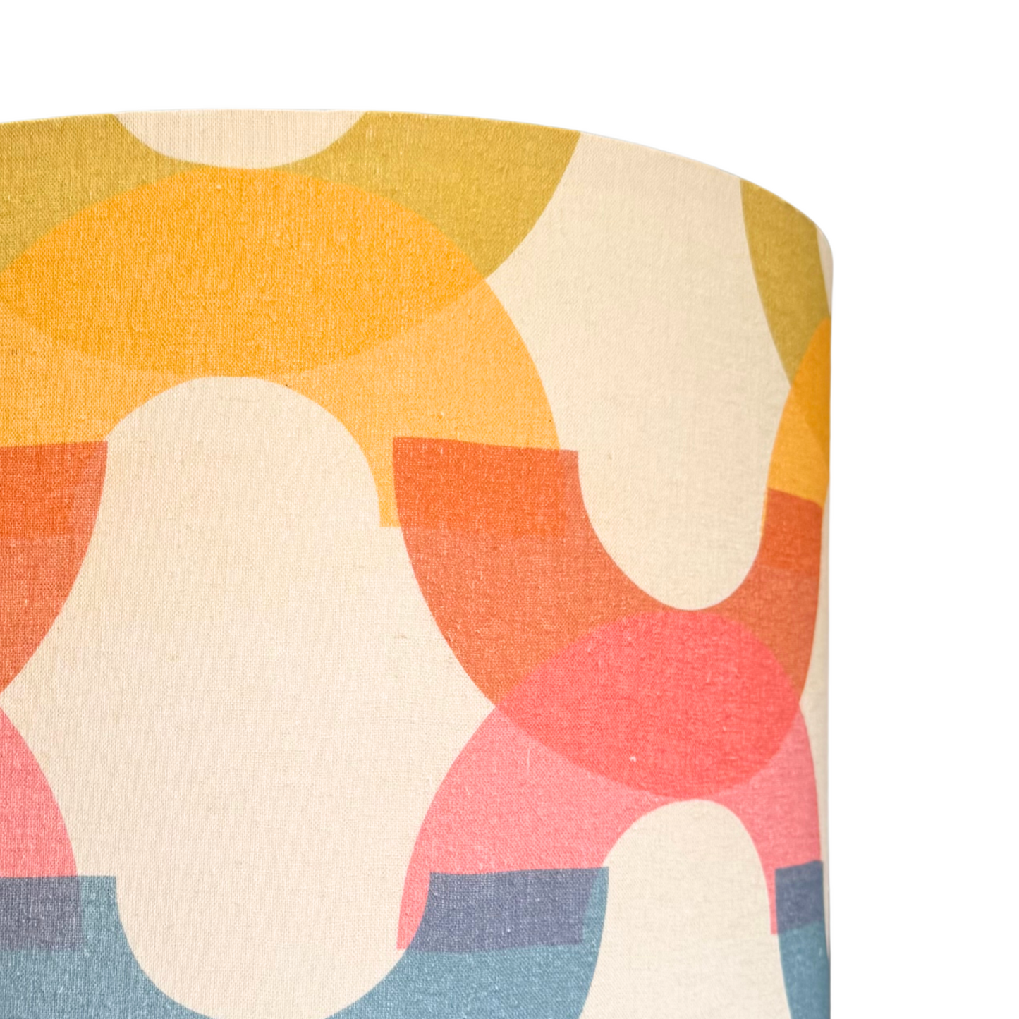 Mid Century Linen XXL lamp shade *Ready-Made*