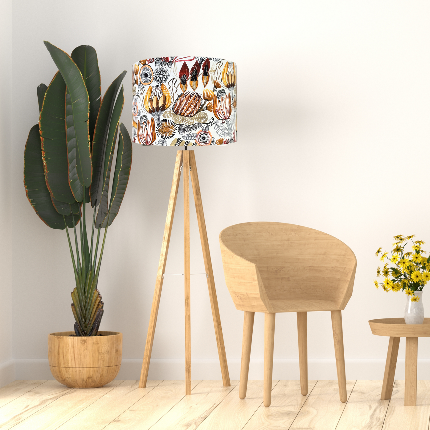 Native garden lampshade image 1