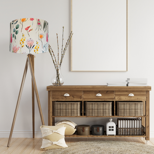 Yvette Drum Cotton XXL lampshade