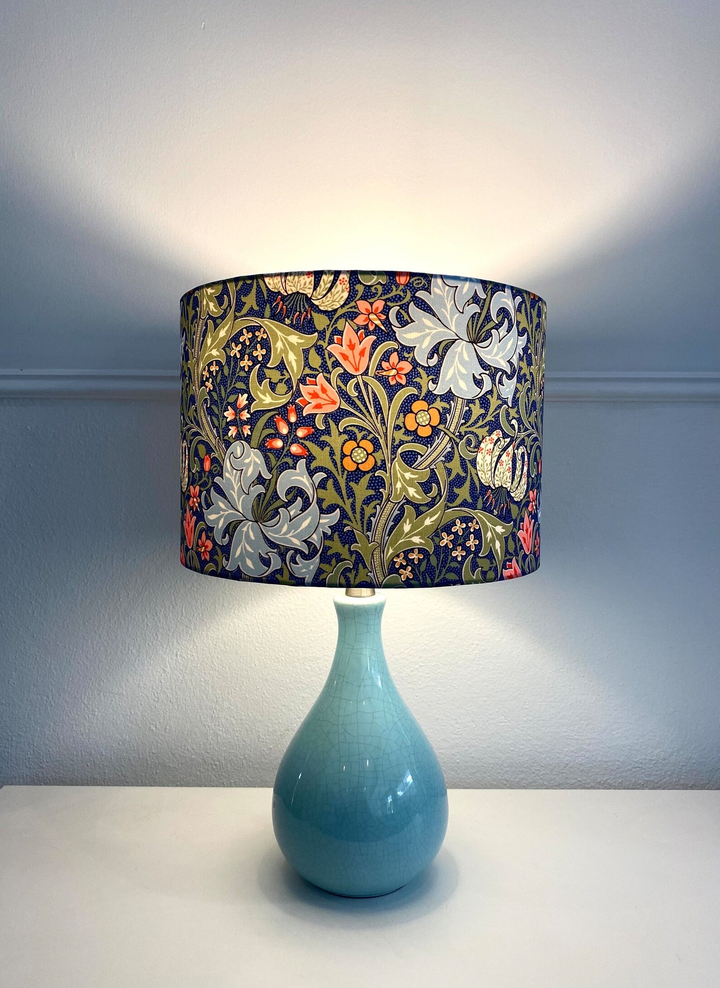 Golden Lily, William Morris lampshade image 1