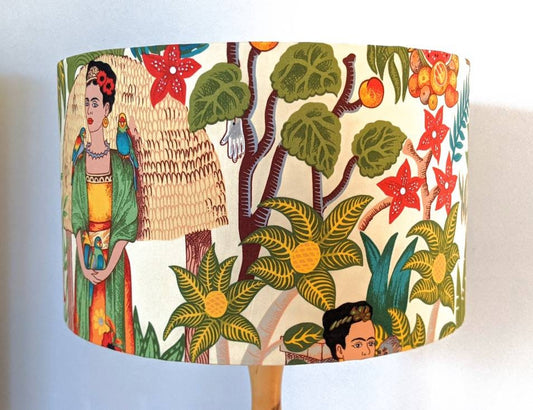 Frida's Garden natural lampshade, Frida lampshade image 1
