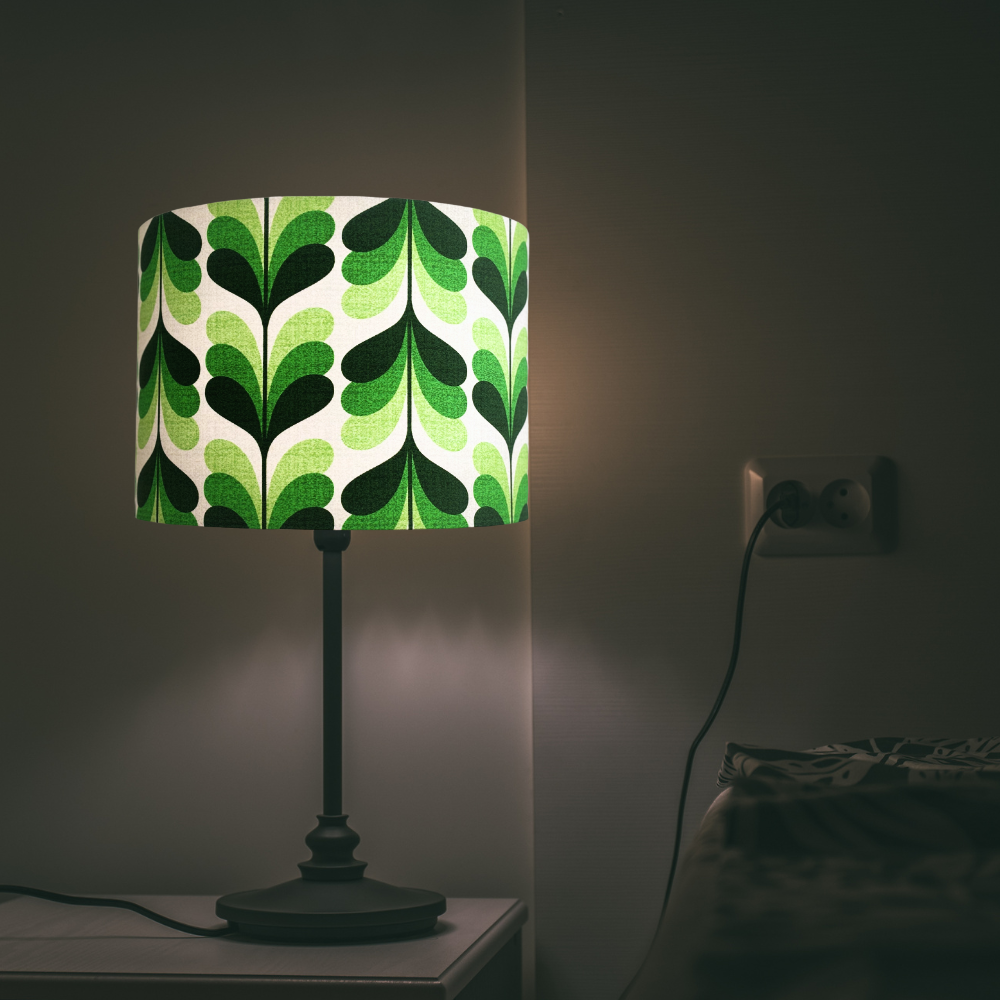 Retro Green Lampshade image 2