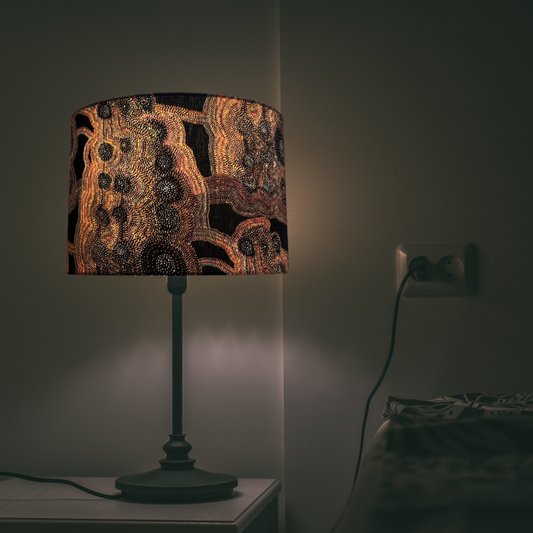 Warlu Mina Mina Aboriginal Lampshade image 2