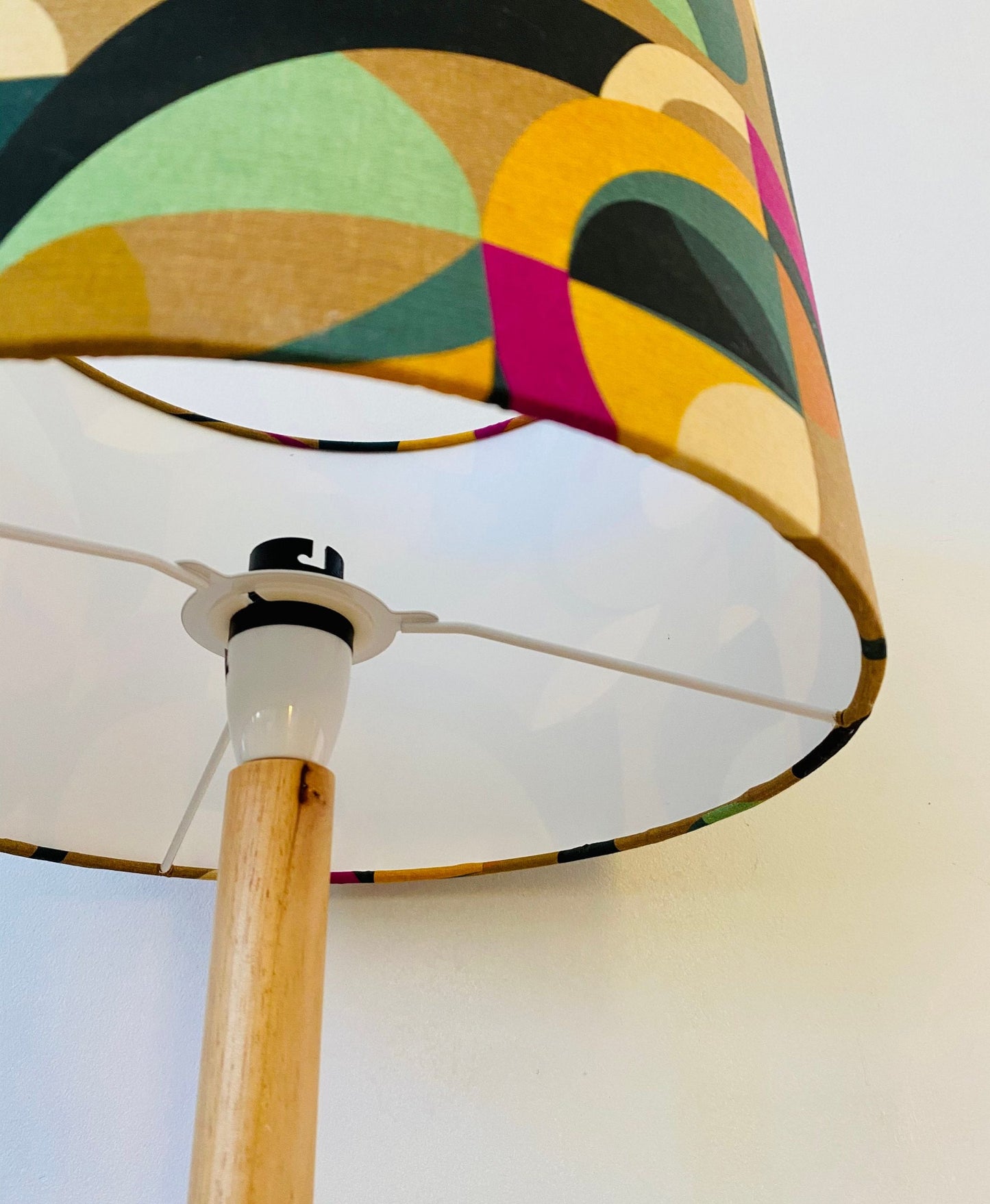 Mid Century lampshade, MCM house decor image 6