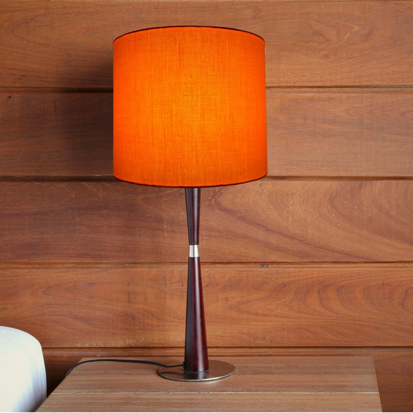 Orange lampshade image 4
