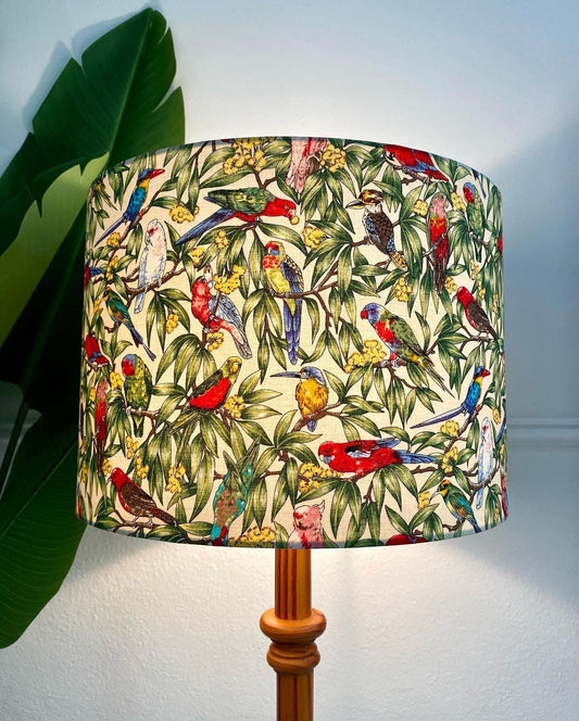 Australian Birds lampshade | Beige - Natural | light shades | image 1