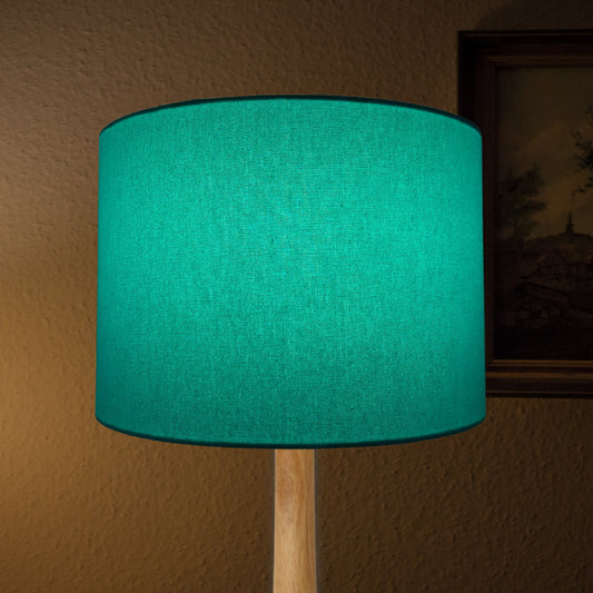 Aqua lampshade | blue lampshade image 1