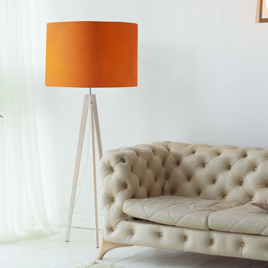 Orange lampshade image 1