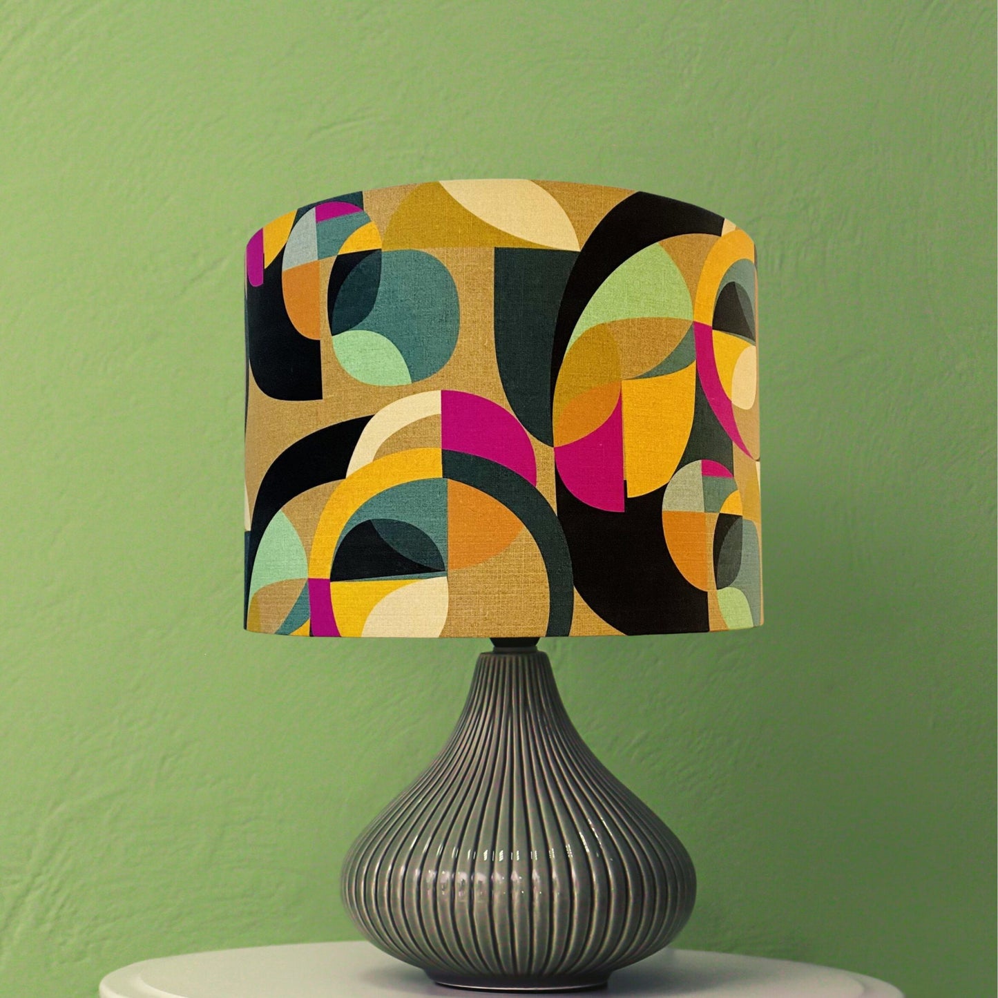 Mid Century lampshade, MCM house decor image 5