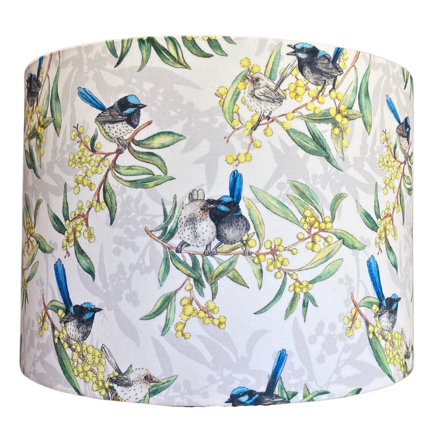 Fairy Wren couple lampshade