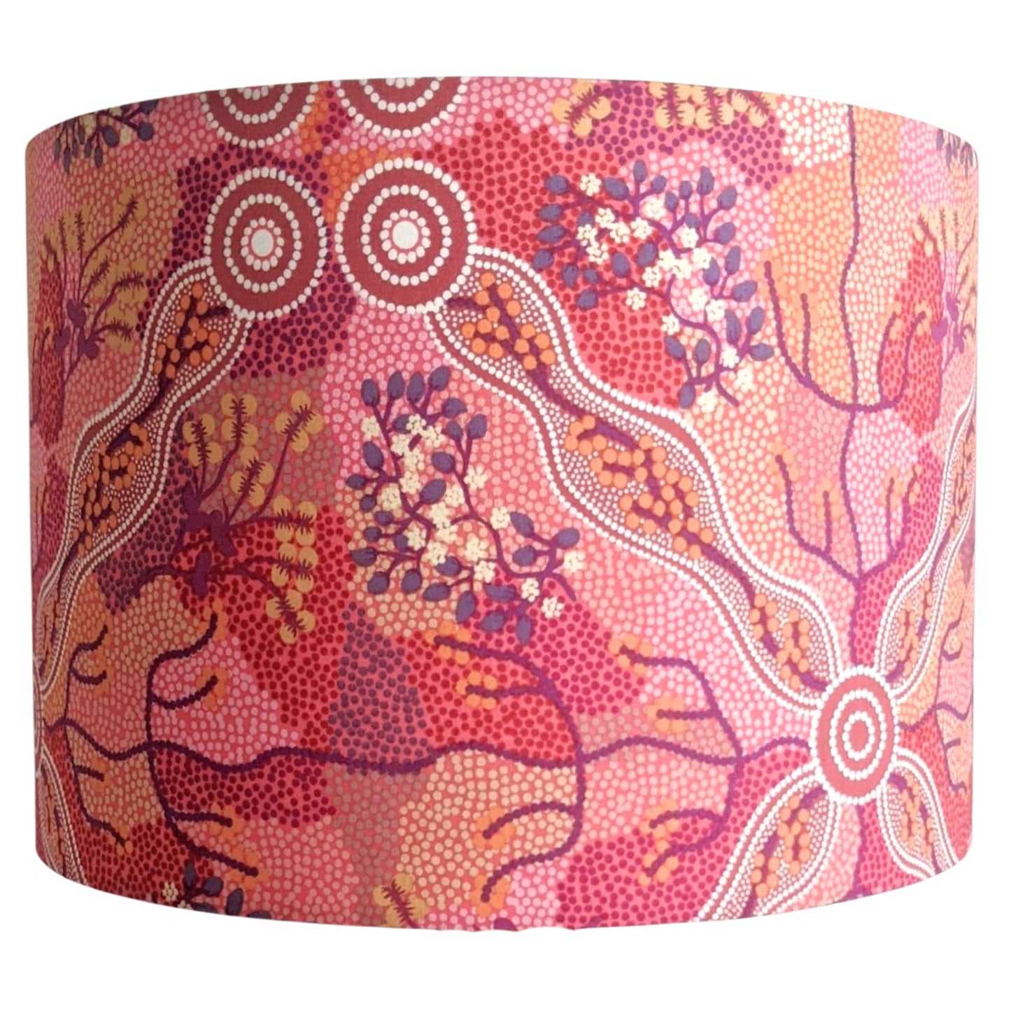 Aboriginal Bush Tomato Pink lampshade