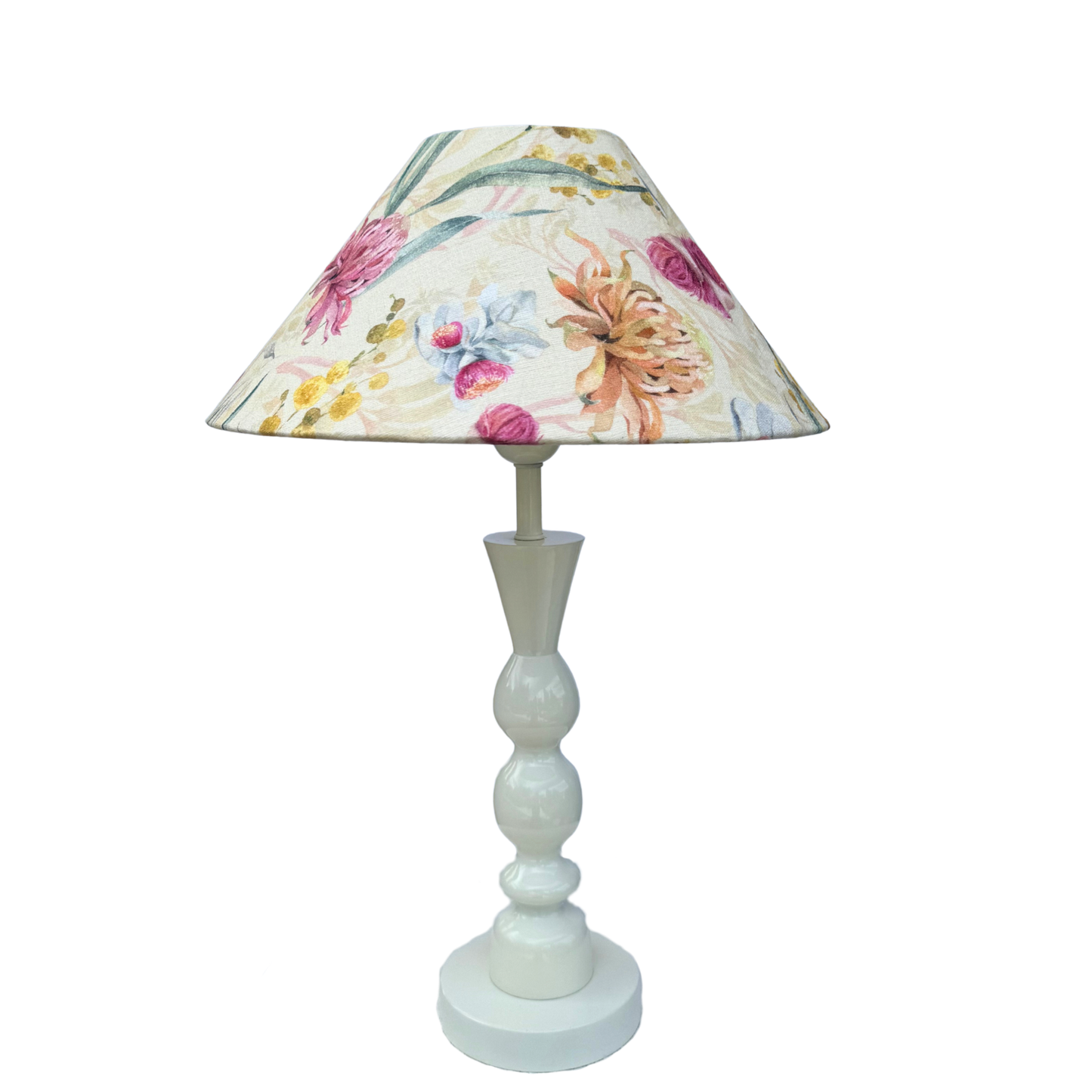 Australian flowers - Brighton Ivory Table lamp
