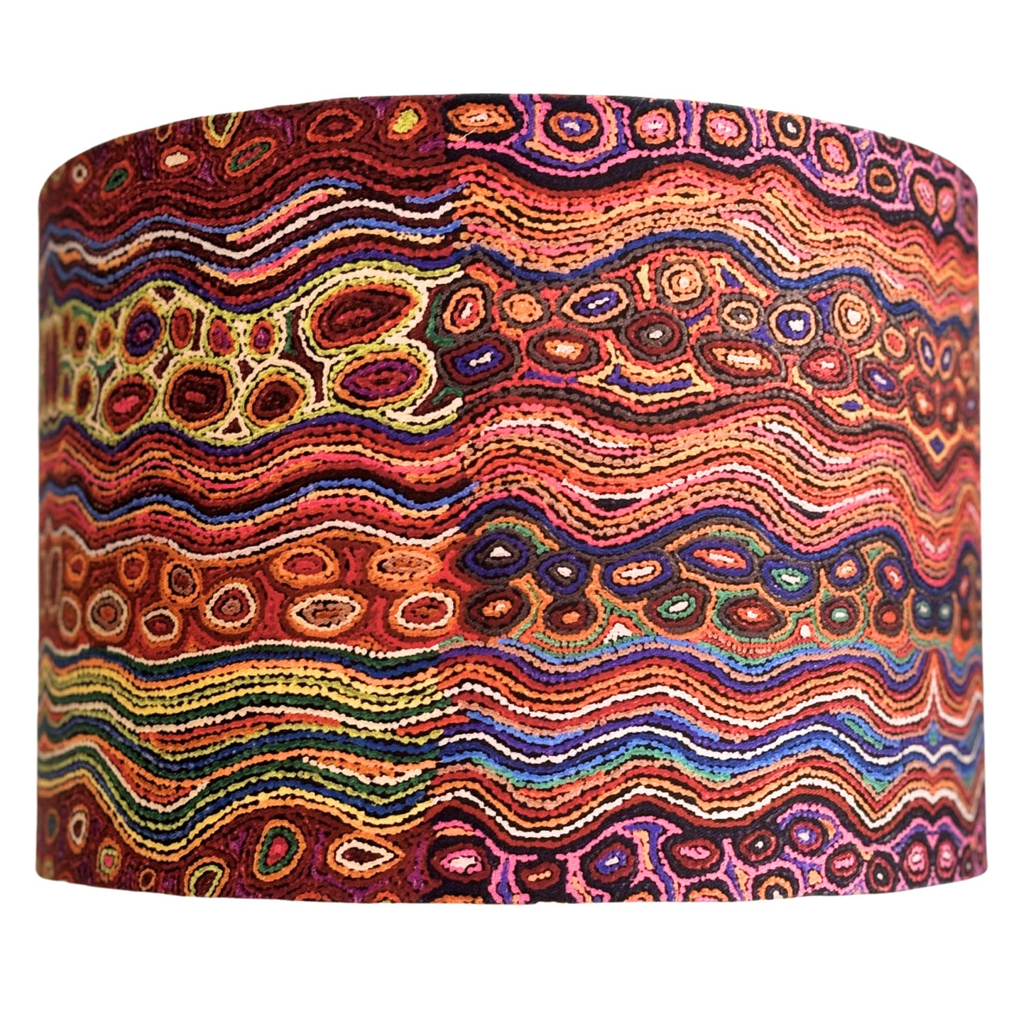 Desert Fringe Rush Aboriginal Lampshade