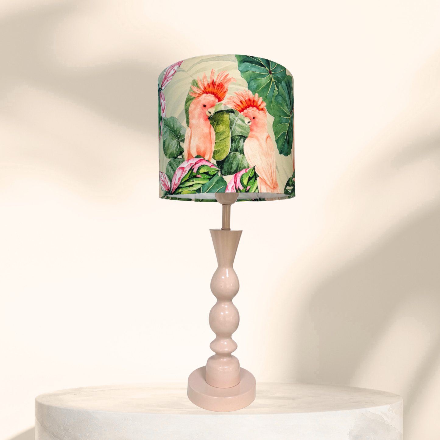Pink Cockatoo - Brighton Blush Table lamp