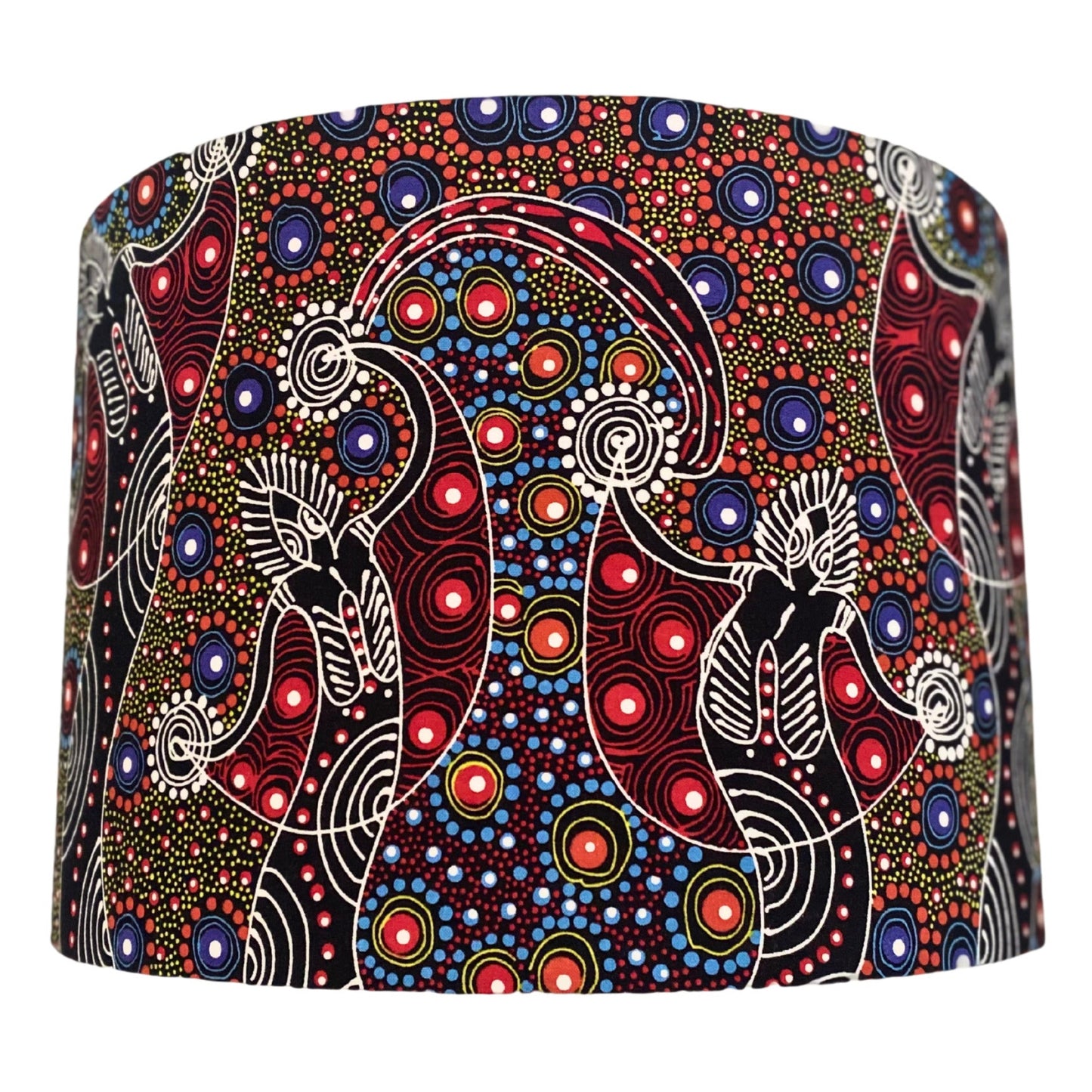 Dancing Spirit red by Collen Wallace lampshade