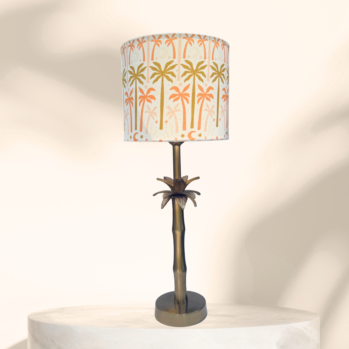Summer Palms - Palm Brass Table lamp