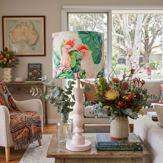 Pink Cockatoo - Brighton Blush Table lamp