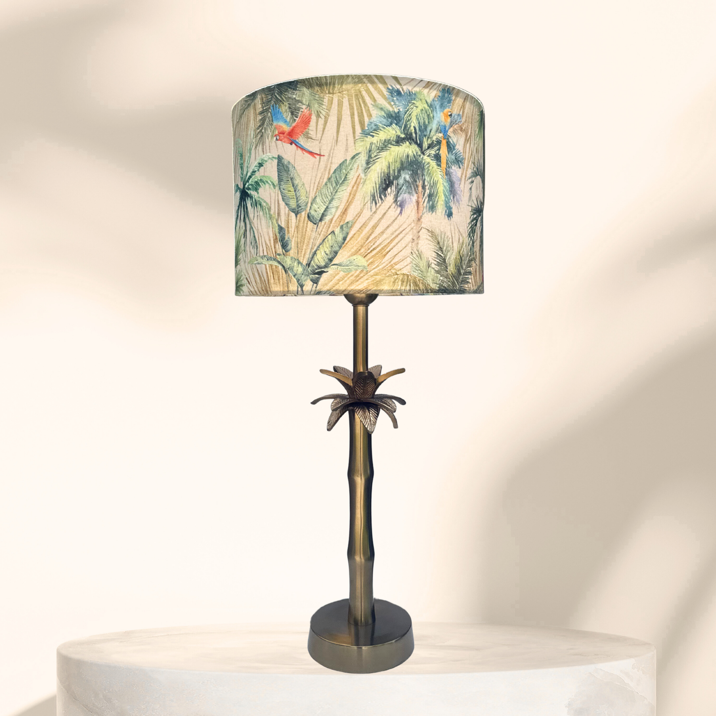 Tropical - Palm Brass Table lamp