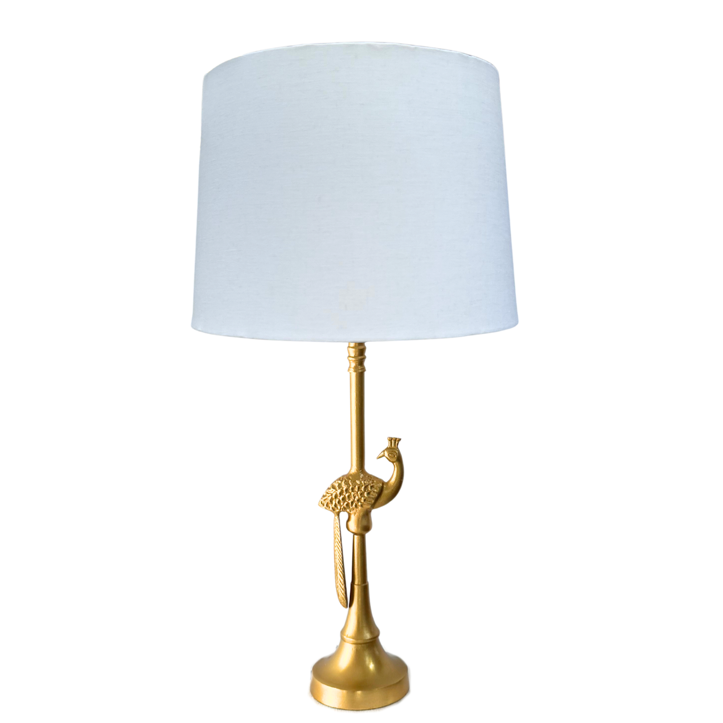 Linen off-white - Peacock Table lamp
