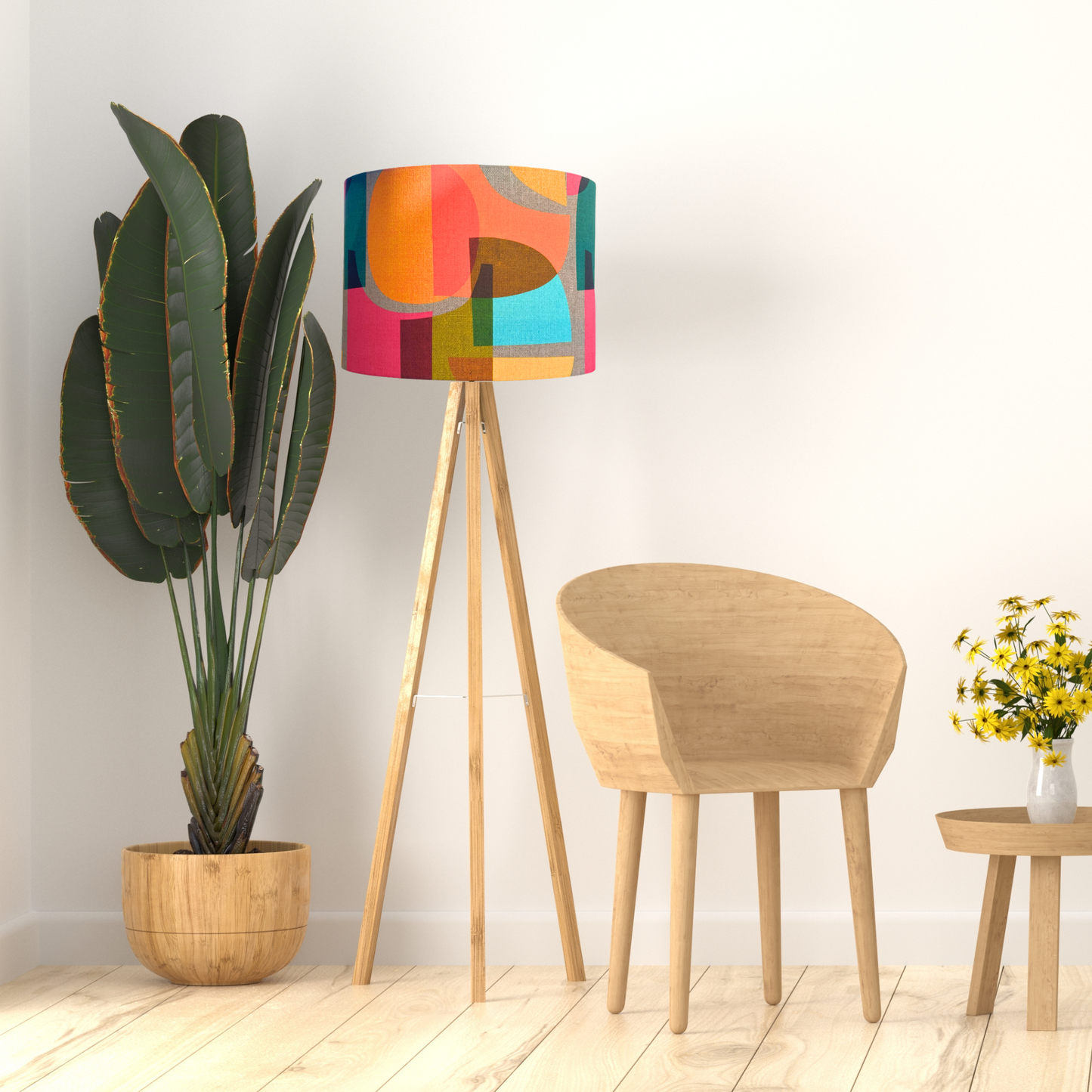 Modern Mid Century lampshade image 5