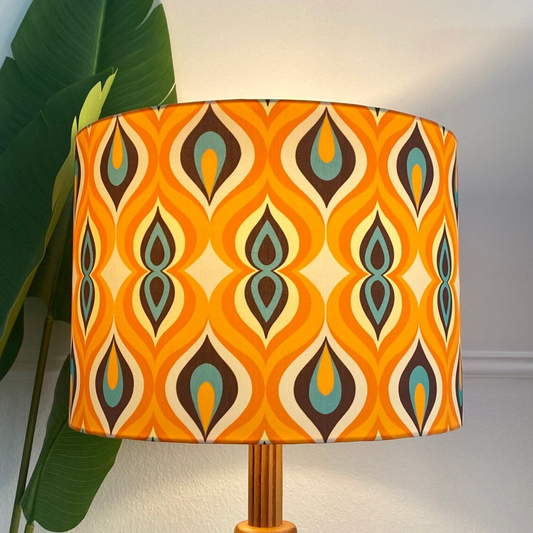 70s retro lampshade | vintage lampshade image 0