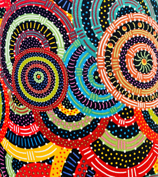 Women's Body dreaming by Cindy Wallace, Aboriginal lampshade image 2