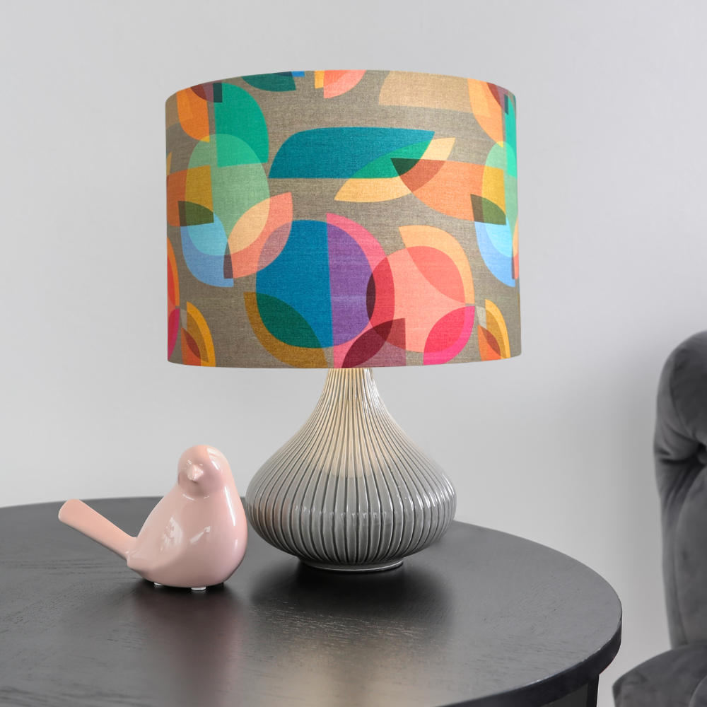 Multicolored Mid Century Modern Lampshade image 1