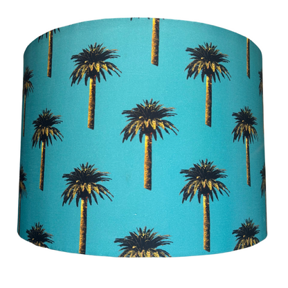 Turquoise Summer XXL lamp shade  *Ready-Made*