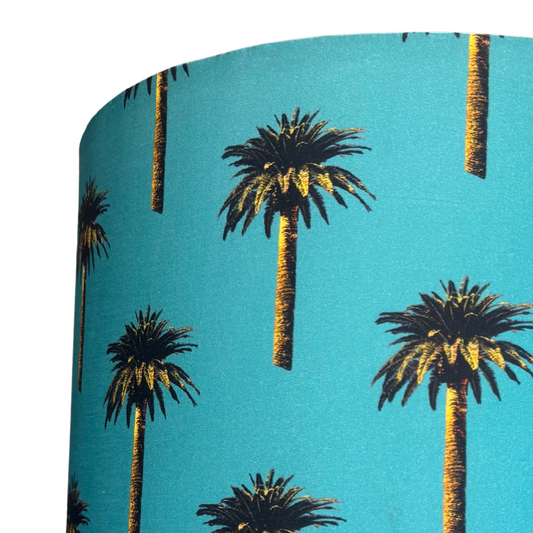 Turquoise Summer XXL lamp shade  *Ready-Made*