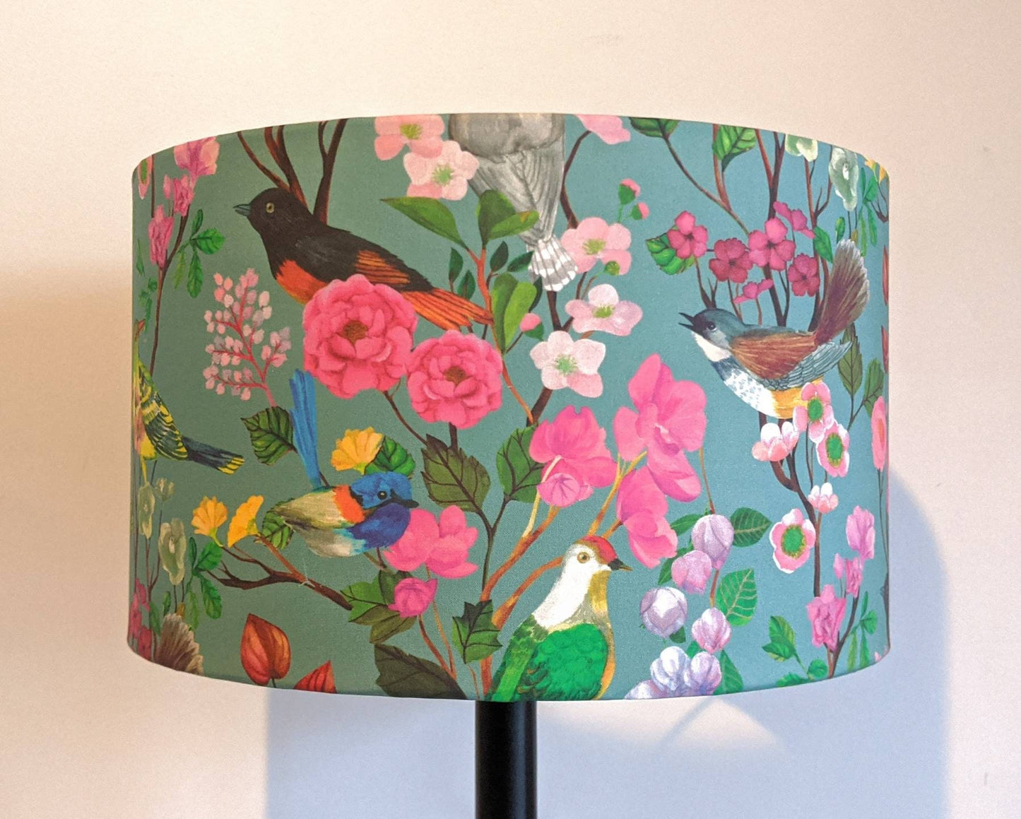 Birds and Flowers lampshade image 5