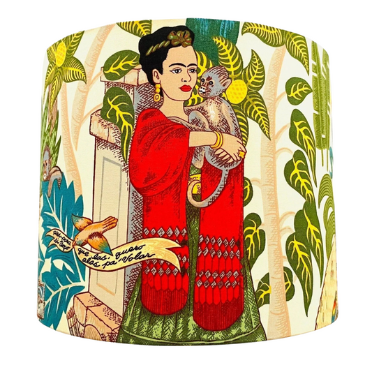 Frida and Monkey lampshade