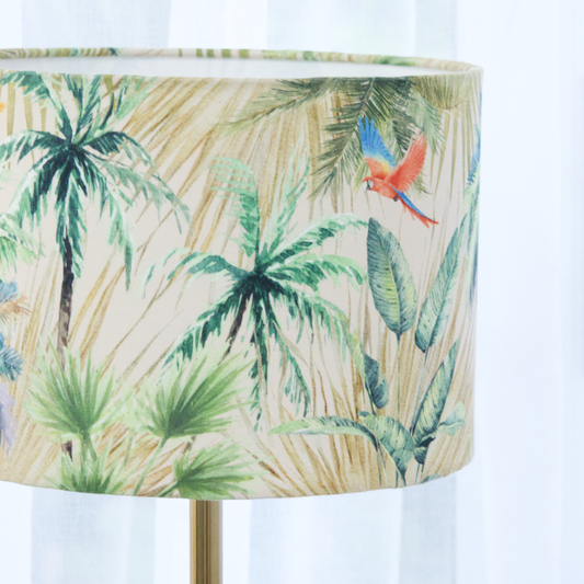 Tropical - Palm Brass Table lamp