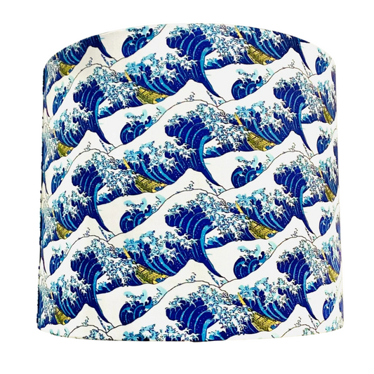 The Great Wave off Kanagawa lamp shade