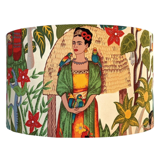 Frida's Garden natural lampshade