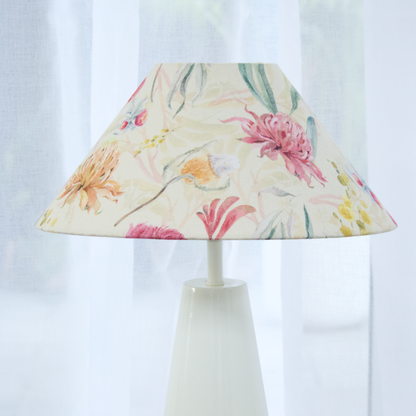 Australian Garden- Cone Ivory Table lamp