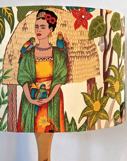 Frida's Garden natural lampshade, Frida lampshade image 3