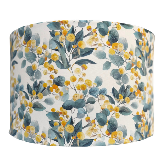 Golden Wattle white lampshade