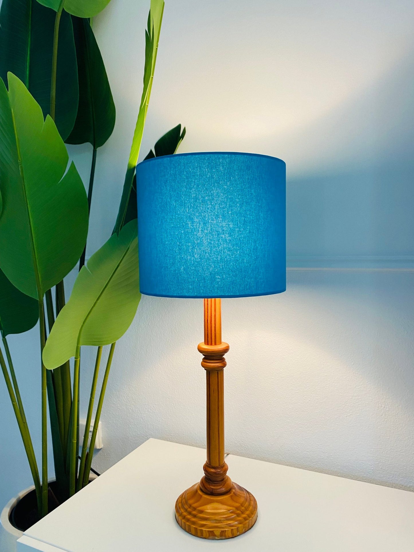Blue lampshade image 2