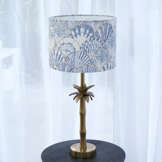Shells - Palm Brass Table lamp