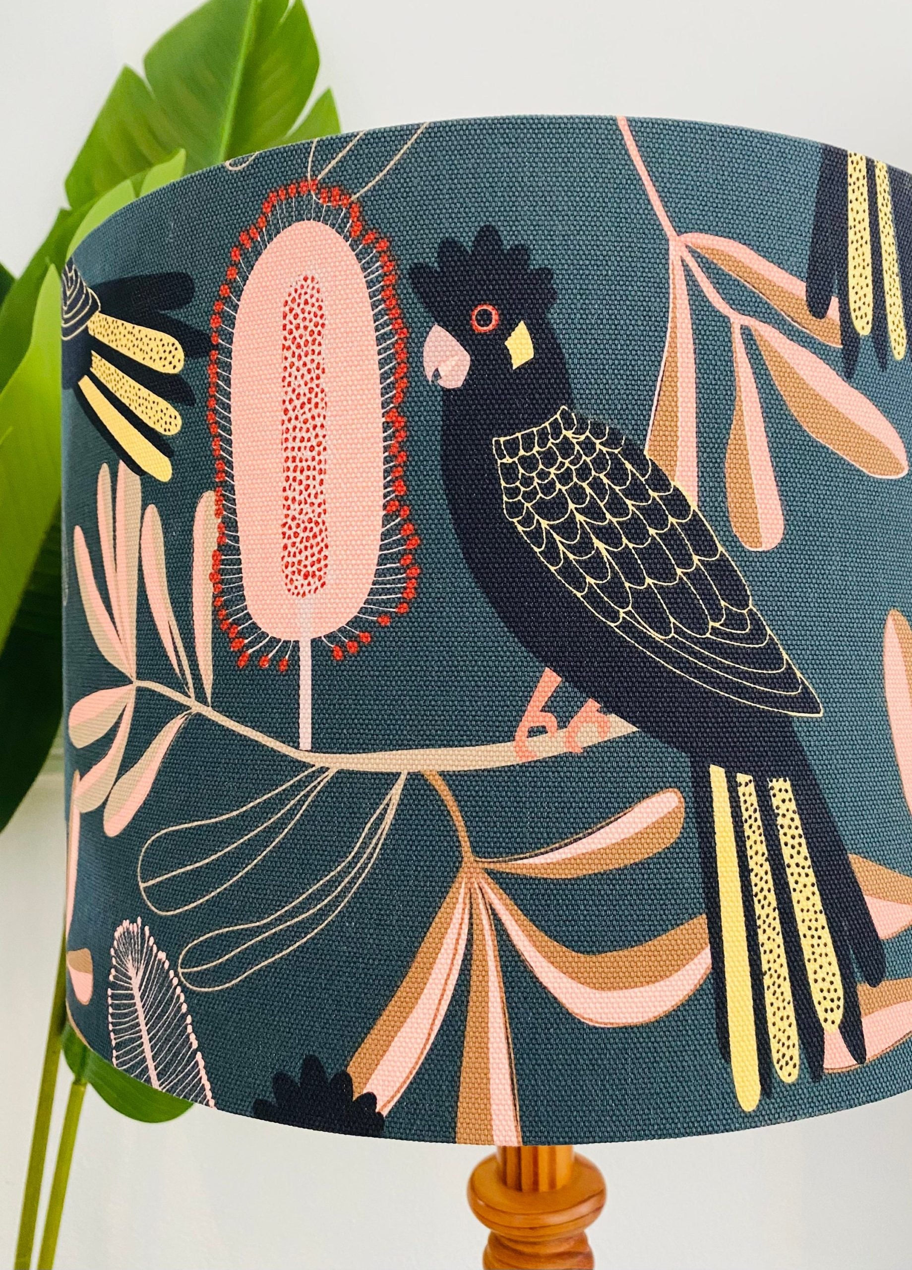 Yellow Tailed Black Cockatoo Lampshade image 2