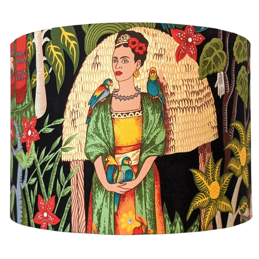 Frida's Garden black lampshade