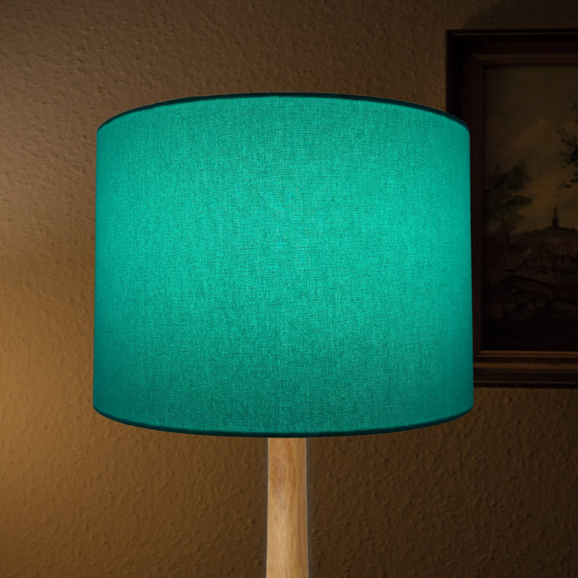 Aqua lampshade | blue lampshade image 1
