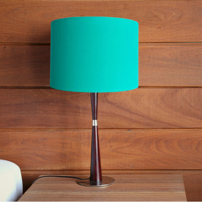 Aqua lampshade | blue lampshade image 4