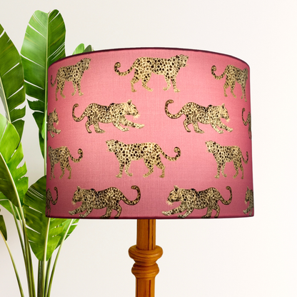 Pink Leopards Lampshade image 0