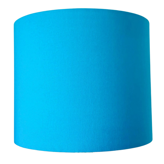 Blue lampshade