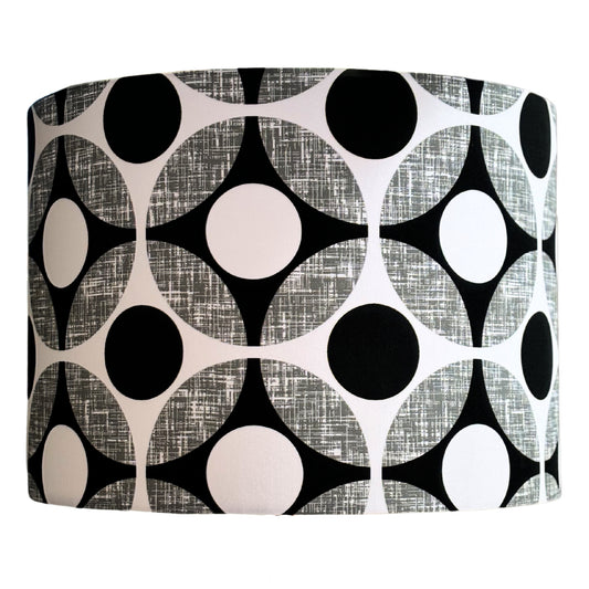 Retro B&W lampshade