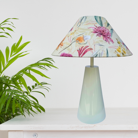 Australian Garden- Cone Ivory Table lamp