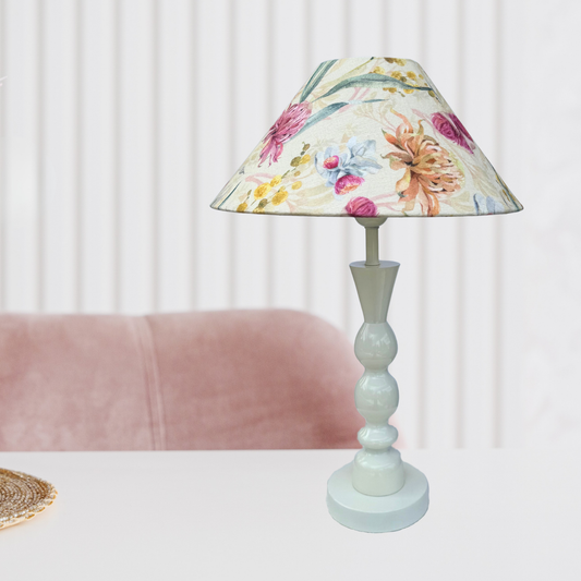 Australian flowers - Brighton Ivory Table lamp
