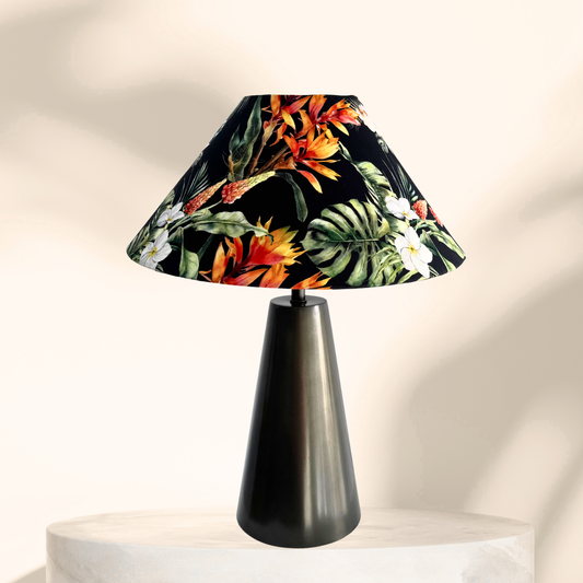 Hawaiian - Cone black Table lamp